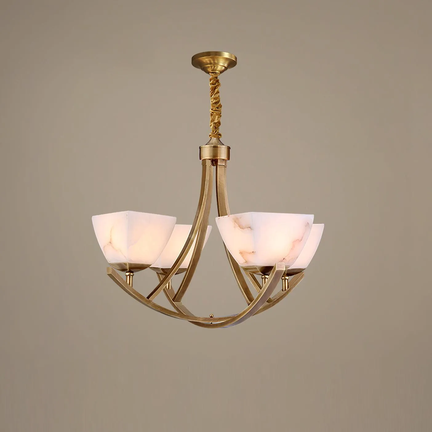 Dover Brass Chandelier