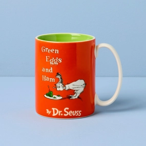 Dr. Seuss' Green Eggs and Ham Mugglass cups ,personalized mugs 
