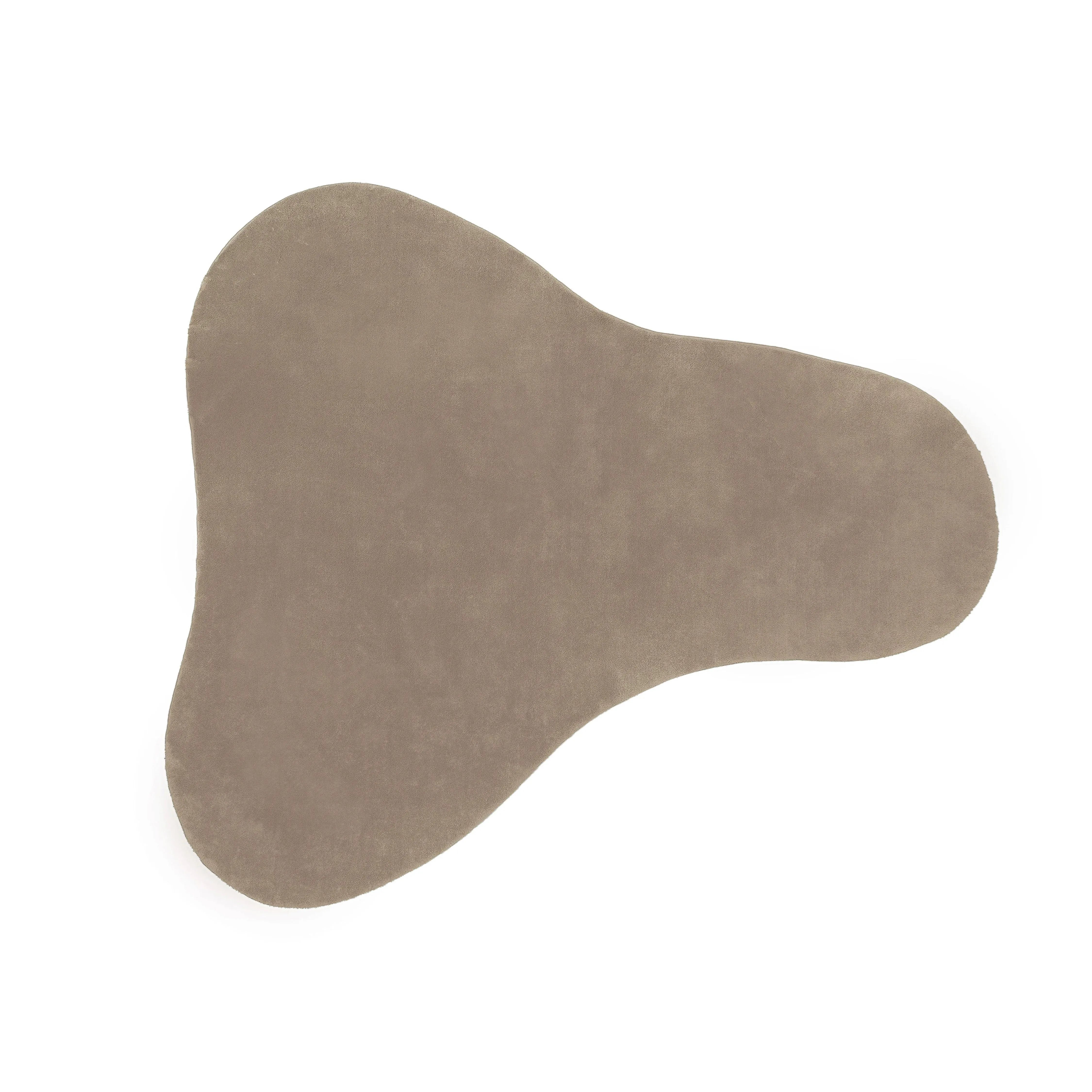 Drew Taupe Brown Irregular Washable Rugmodern color block patchwork rug