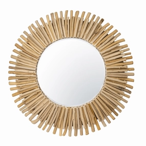 Drifter 407MI12 34-in Wall Mirror - Natural Driftwoodwall mounted decorative mirror,full length dressing mirror
