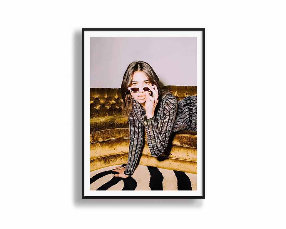 Dua Lipa - High Flash Photographymodern abstract painting decor