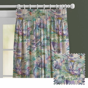 Dusky Blooms Printed Made to Measure Curtains Figbedding sets ,throw blankets 