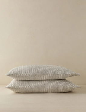 Eadlin Striped European Flax Linen? Pillowcase Setbedding sets ,throw blankets 