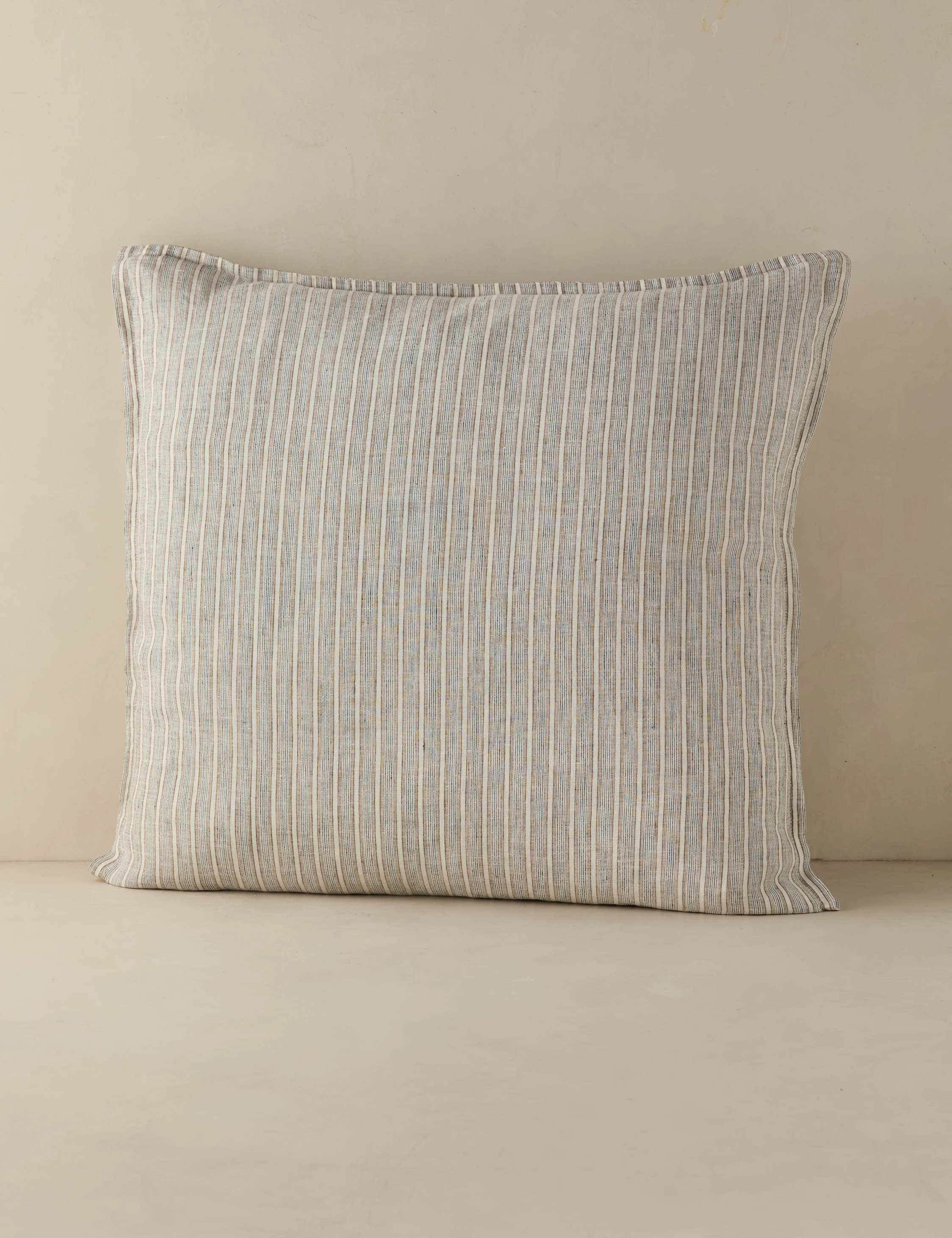 Eadlin Striped European Flax Linen? Sham