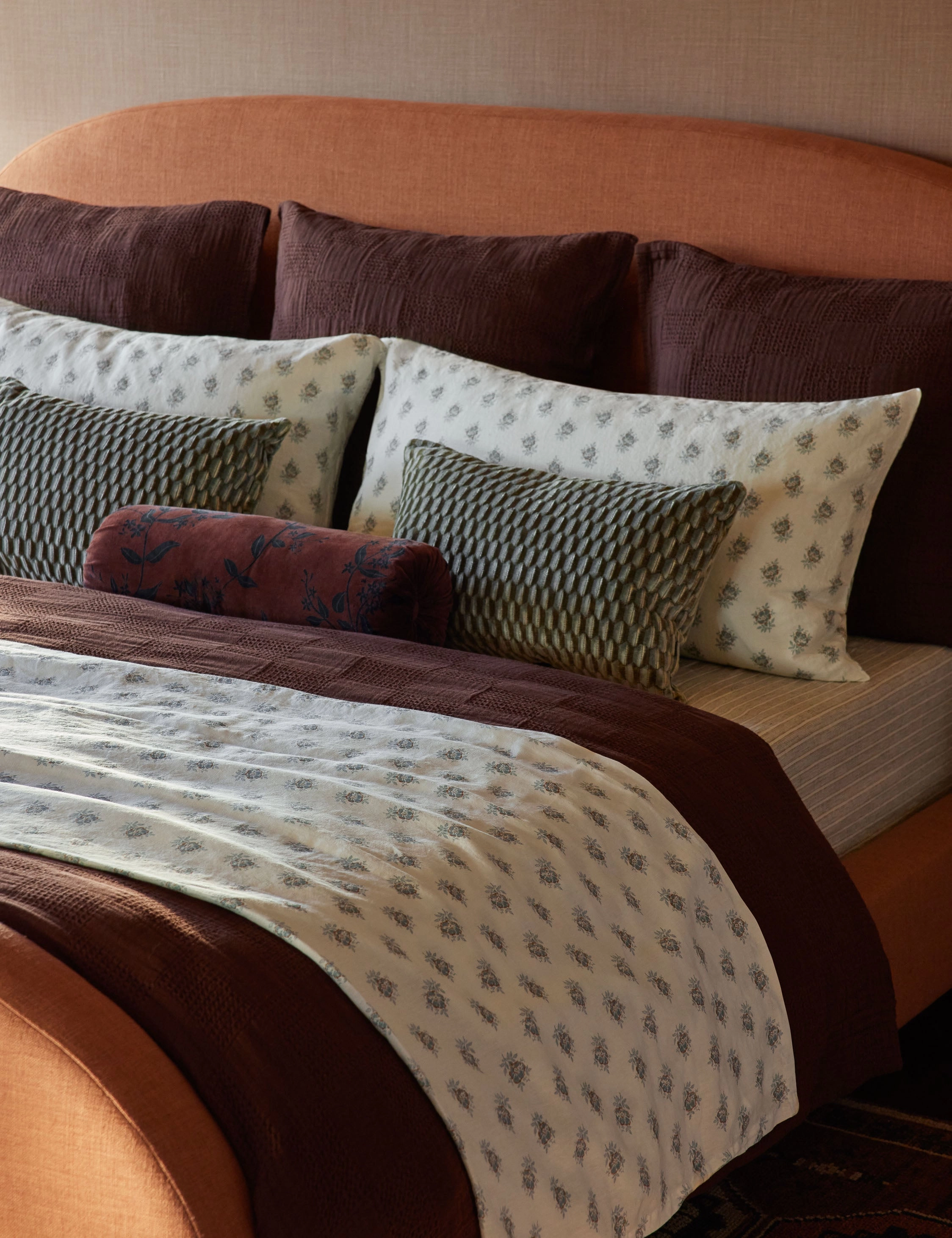 Eadlin Striped European Flax Linen? Sheet Set