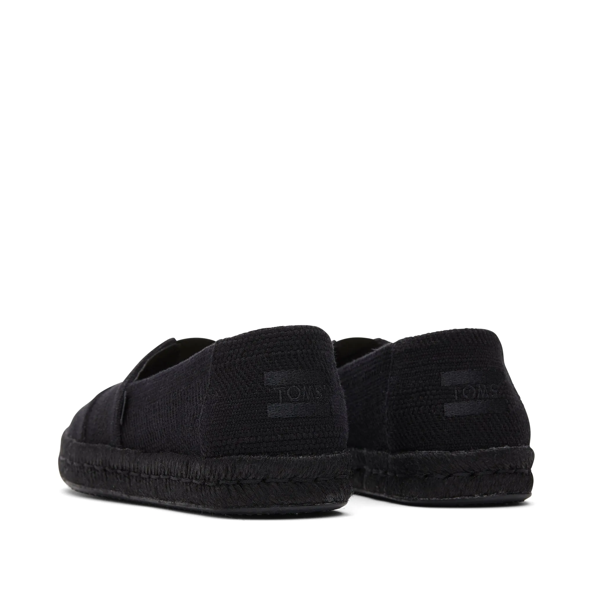 Eco-Friendly Alpargata Rope 2.0 Black Linen Espadrille for Comfort and Style