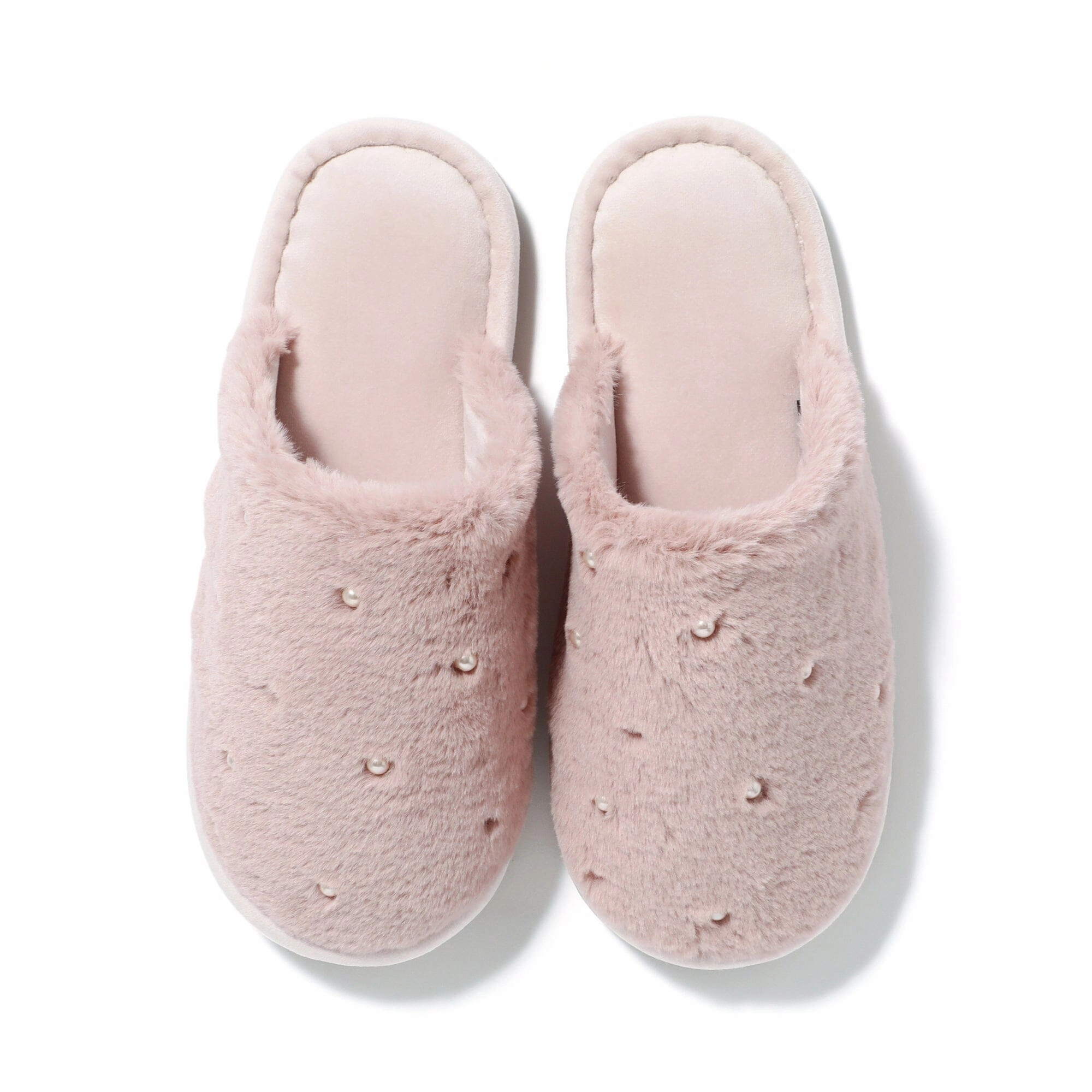 Eco Fur X Pearl Roomshoes  Pinkbedding sets ,throw blankets 