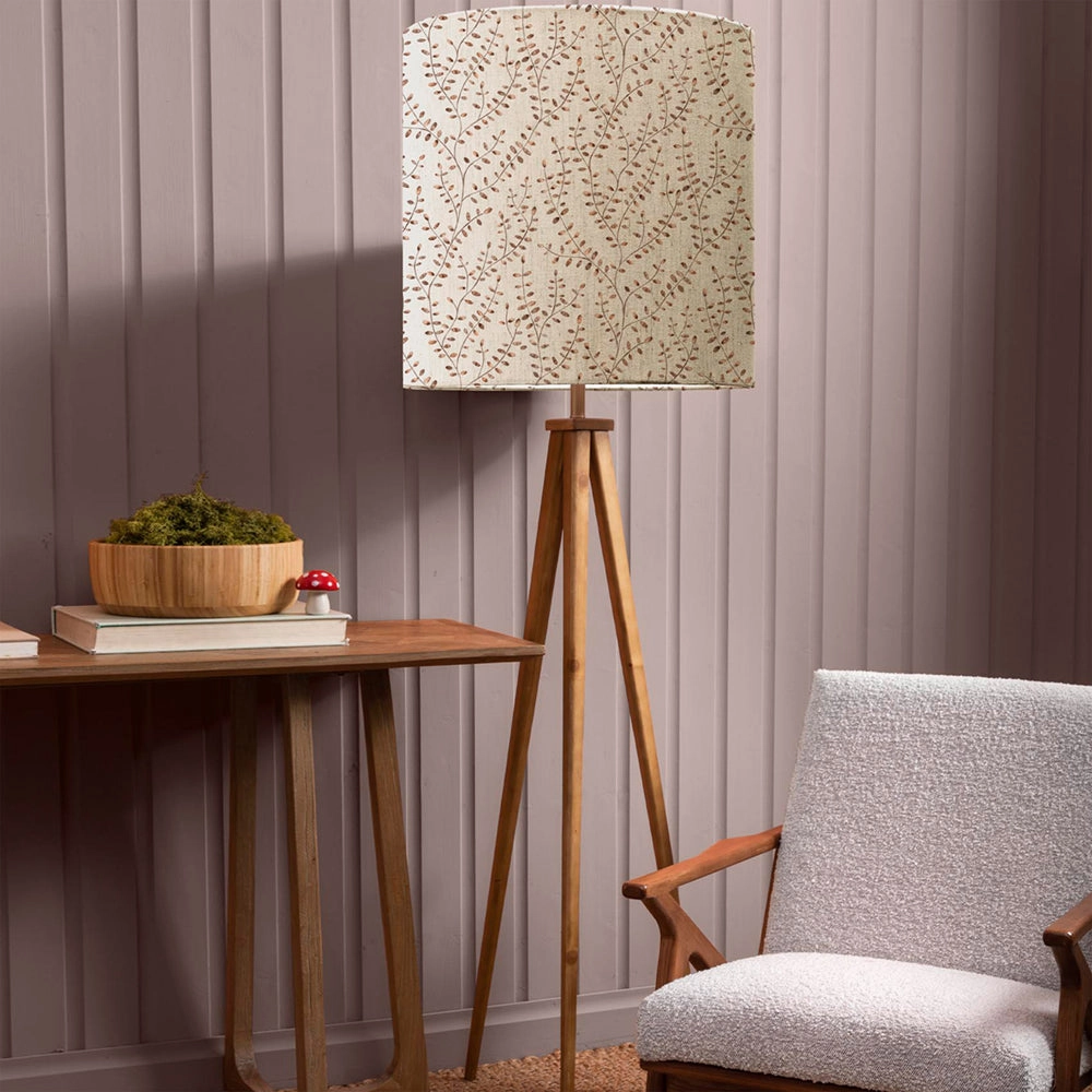 Eden Anna & Aratus Complete Floor Lamp Nut/Siennamodern home decor ,home decor for bedroom 