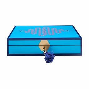 Eden Lacquer Jewelry Boxdecorative storage box ,stackable storage box 
