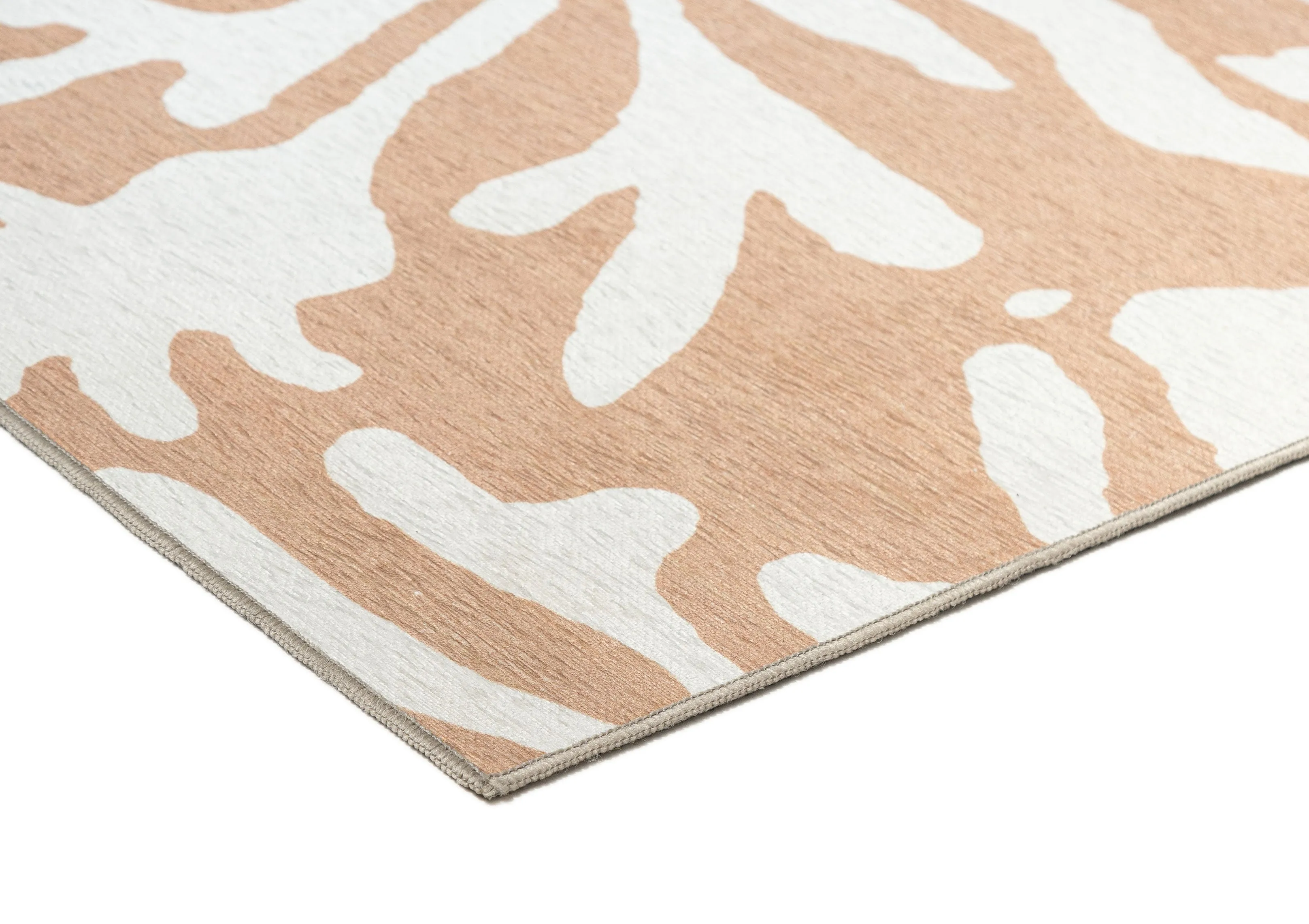 Edrielle Brown Cream Indoor Outdoor Washable Rug *NO RETURNS UNLESS FAULTY