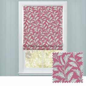 Eildon Printed Cotton Made to Measure Roman Blinds Fuchsiabedding sets ,throw blankets 