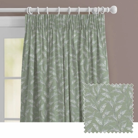 Eildon Printed Made to Measure Curtains Mossbedding sets ,throw blankets 