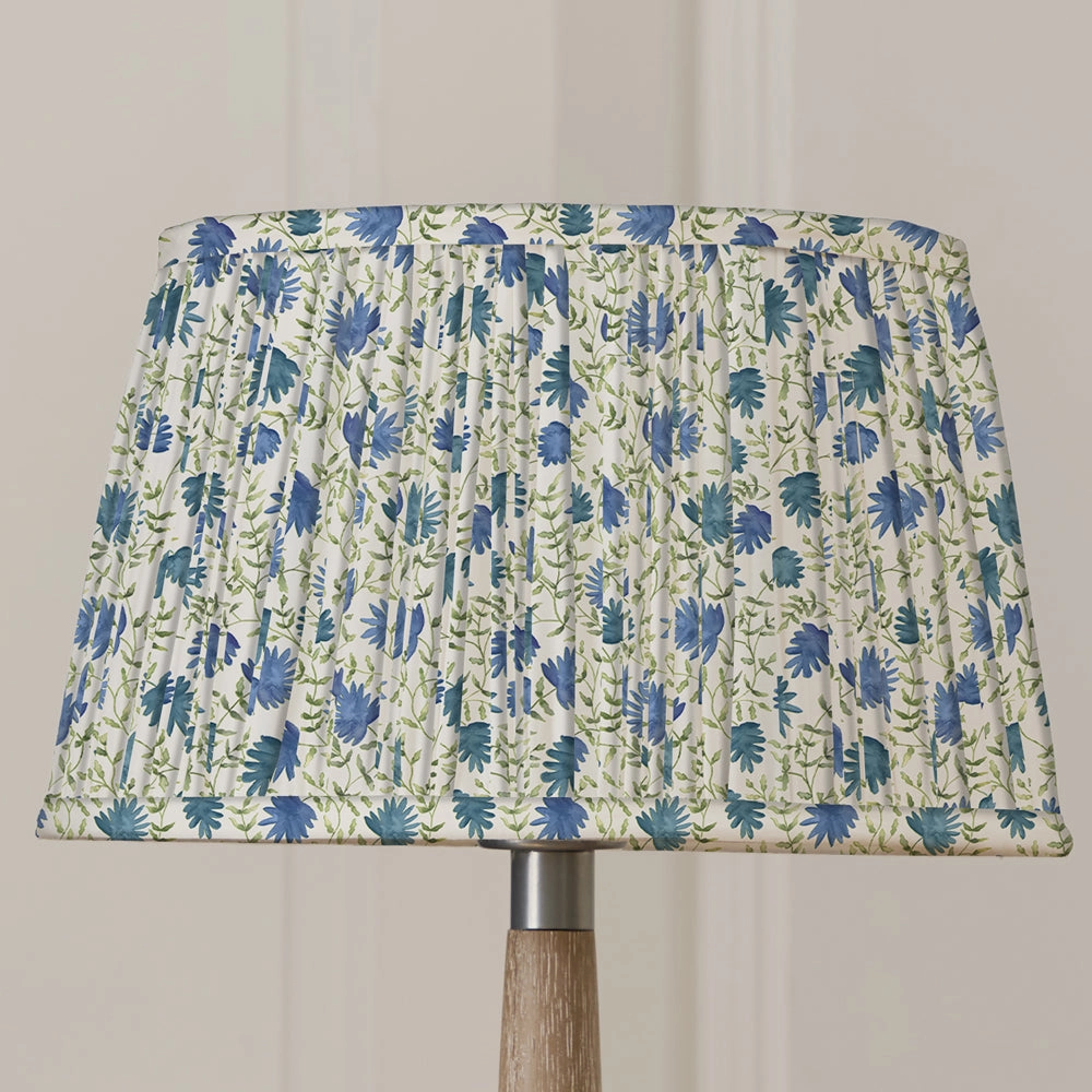 Elai Pleated Tapered Lamp Shade Denimhome decor ,wall decor 