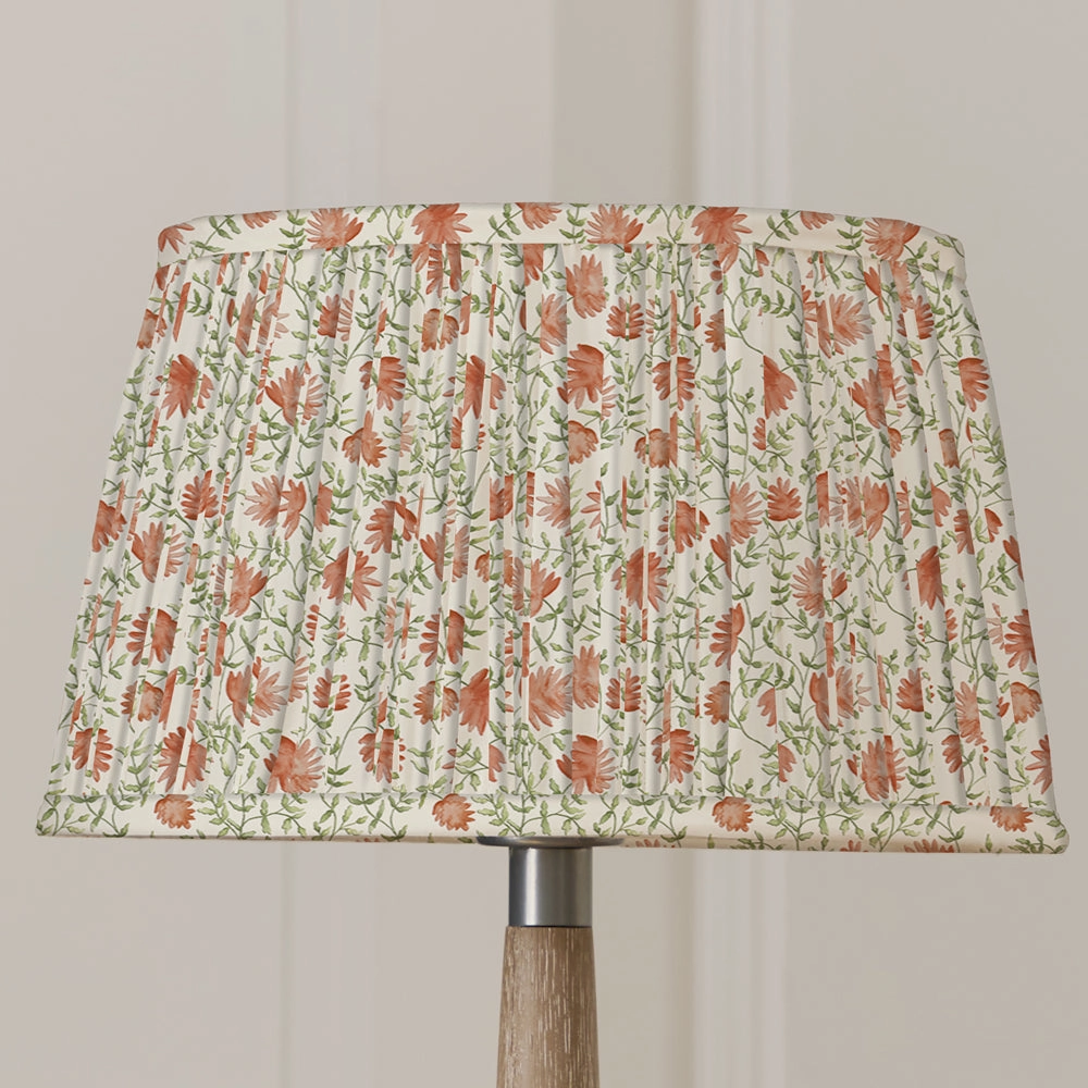 Elai Pleated Tapered Lamp Shade Terracottamodern home decor ,home decor for bedroom 