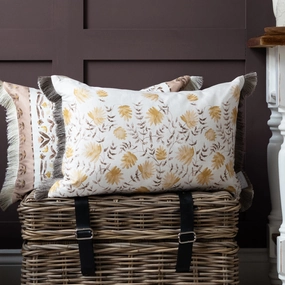 Elai Printed Ruche Fringe Cushion Stonebedding sets ,throw blankets 