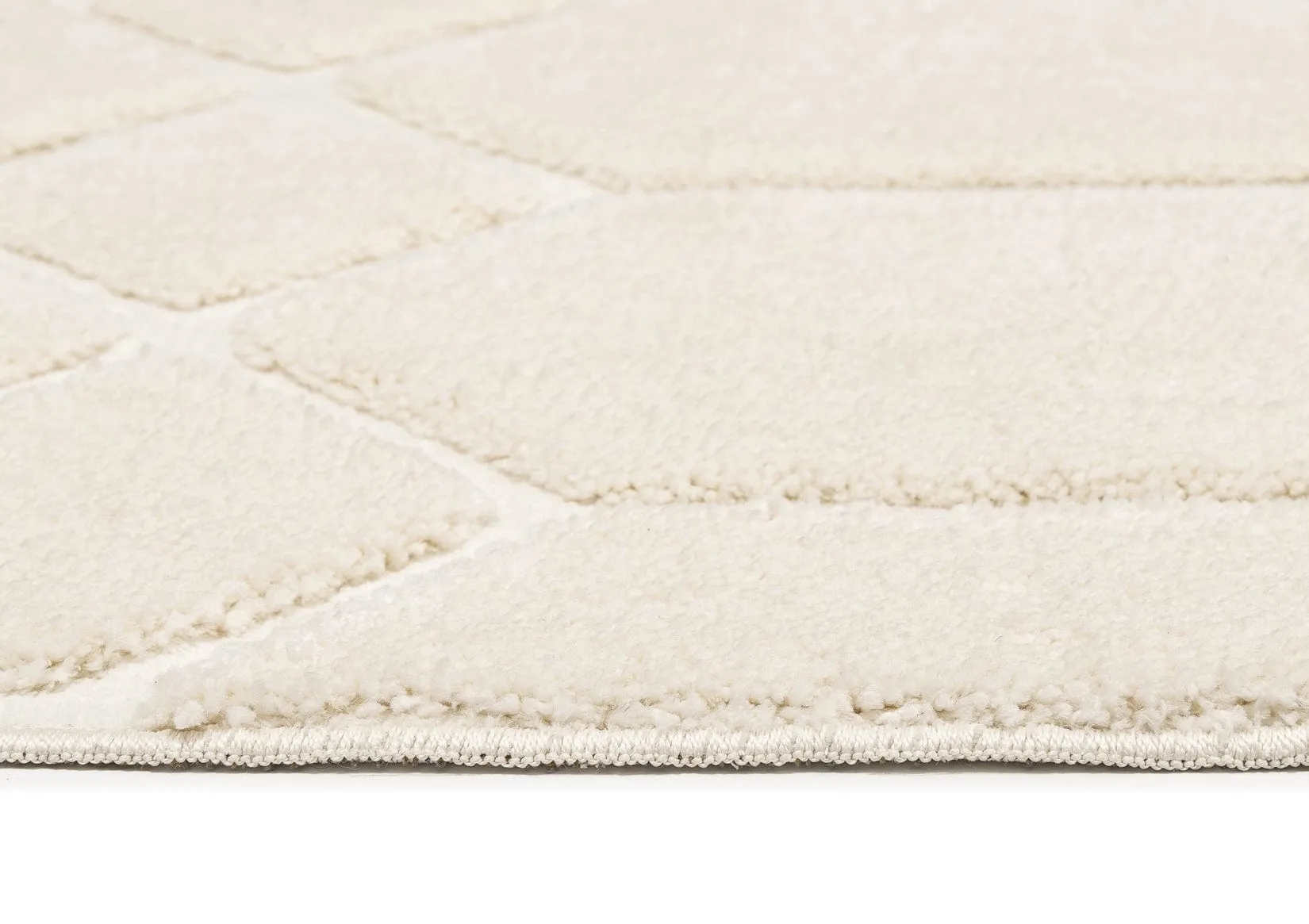 Elif Ivory Geometric Rug