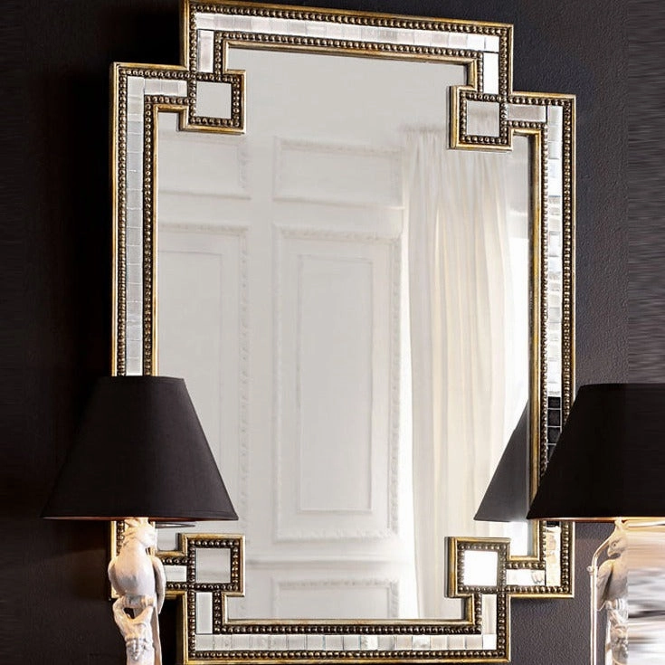 Elise Art Deco Frame Wall Mirror