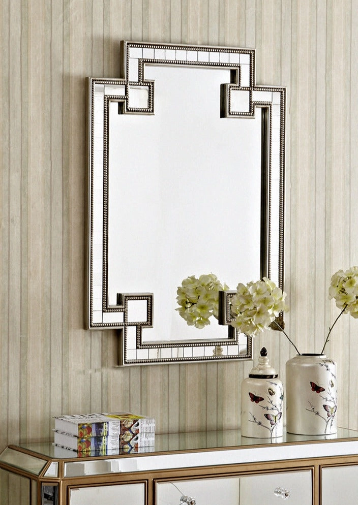 Elise Art Deco Frame Wall Mirror