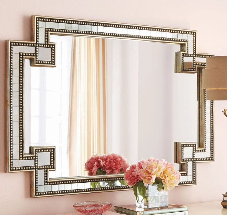Elise Art Deco Frame Wall Mirror