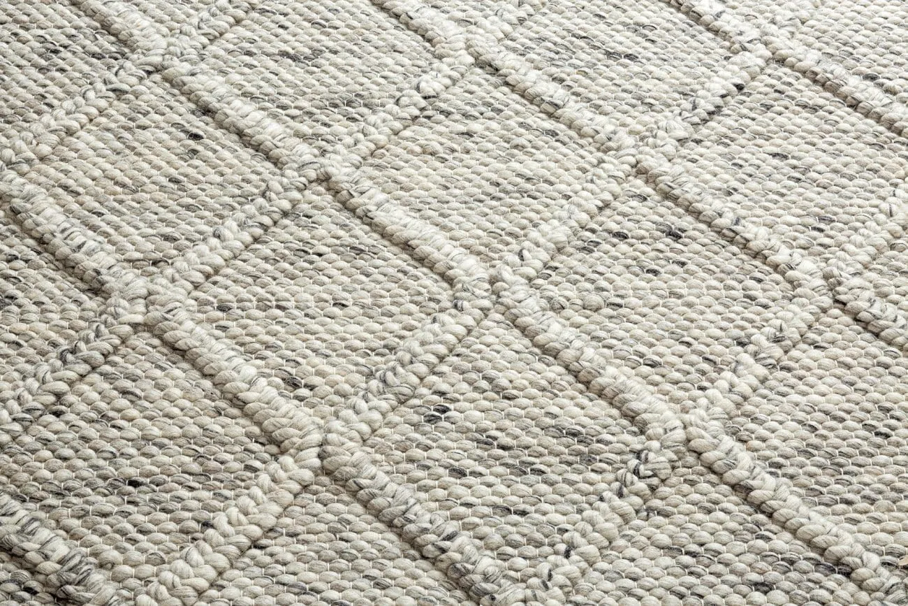 Ella Grey Marble Wool Rug *NO RETURNS UNLESS FAULTY