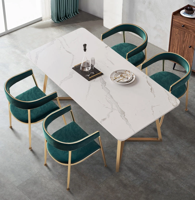 Ella Marble Pattern Dining Table
