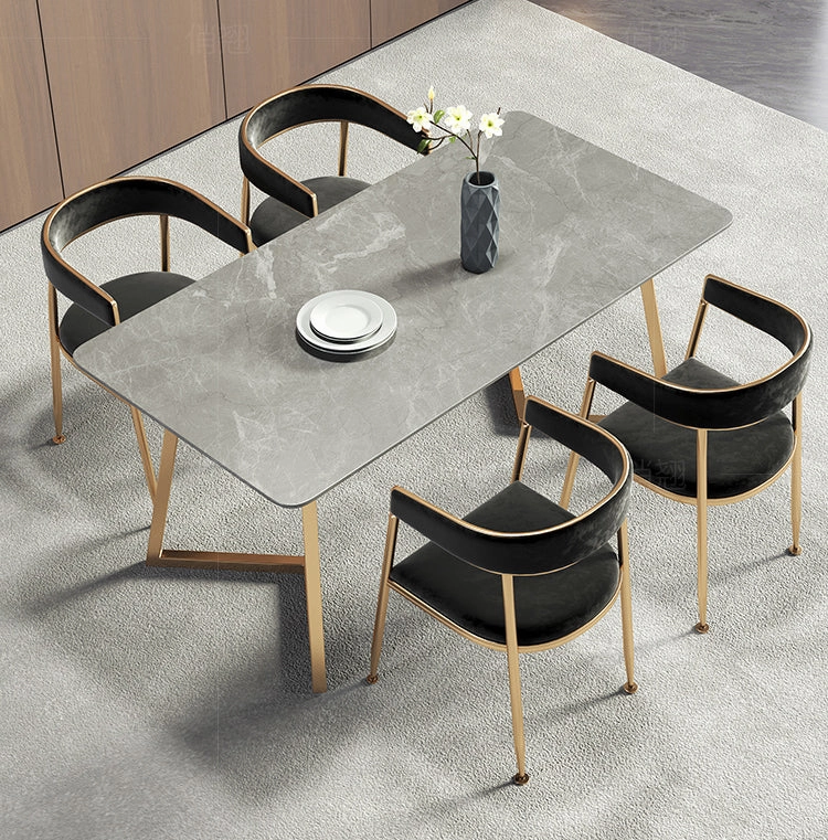 Ella Marble Pattern Dining Table