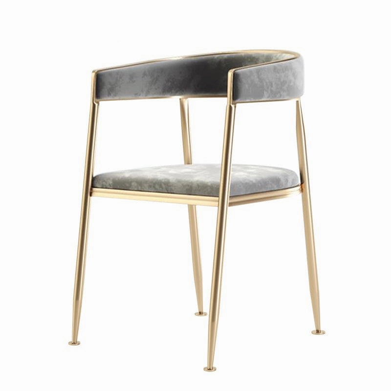 Ella Velvet Dining Chairs with Gold Legs (Set of 2)