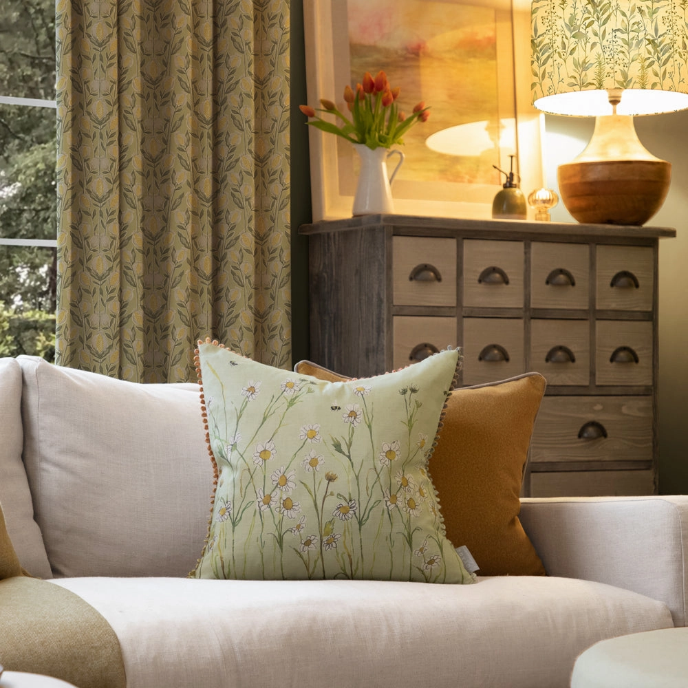 Ellaphie Printed Cushion Sage