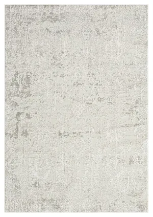 Ellery Grey Ivory Distressed Floral Rugmodern color block patchwork rug