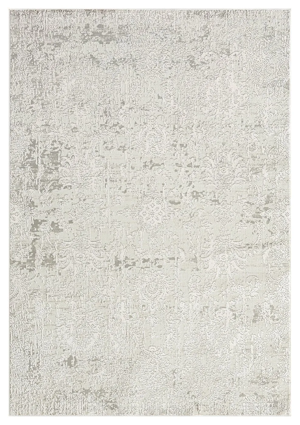 Ellery Grey Ivory Distressed Floral Rugmodern color block patchwork rug