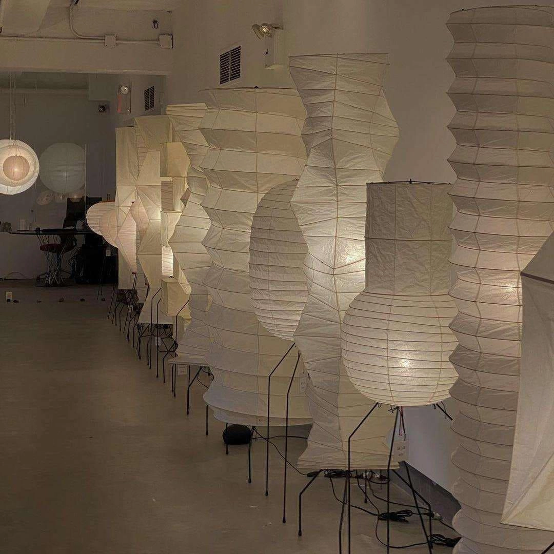 Ellipsa Rice Paper Lantern Floor Lamp