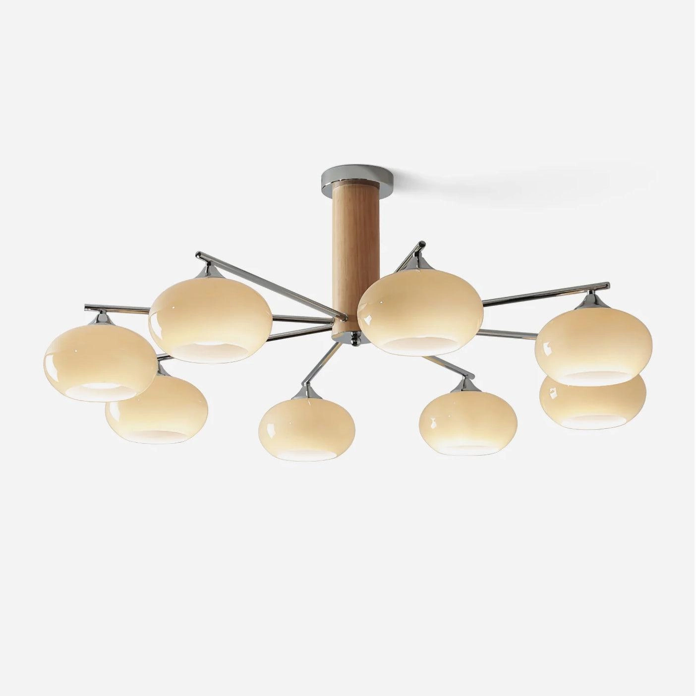 Elliptical Persimmon Chandelierrustic chandelier,bedroom chandelier 