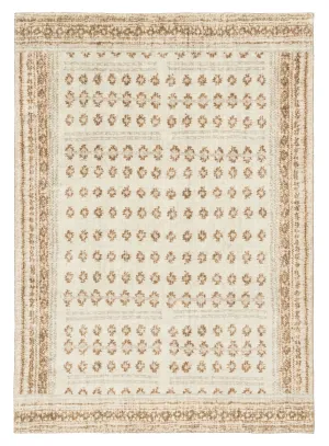Ellora Brown Beige Tribal Boho Pattern Washable Rugmodern color block patchwork rug