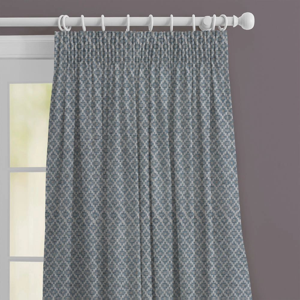 Elmore Woven Jacquard Made to Measure Curtains Dawn