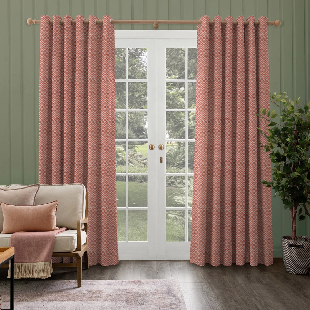 Elmore Woven Jacquard Made to Measure Curtains Heritage