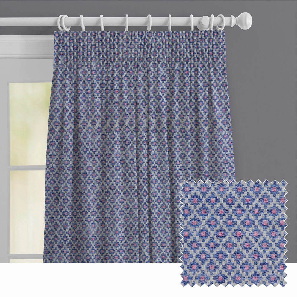 Elmore Woven Jacquard Made to Measure Curtains Indigohome decor ,wall decor 