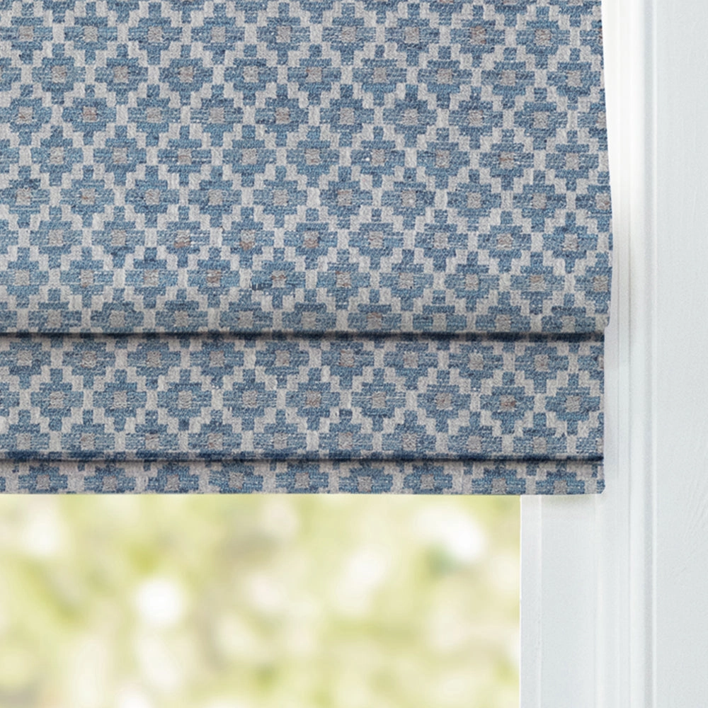 Elmore Woven Jacquard Made to Measure Roman Blinds Dawn