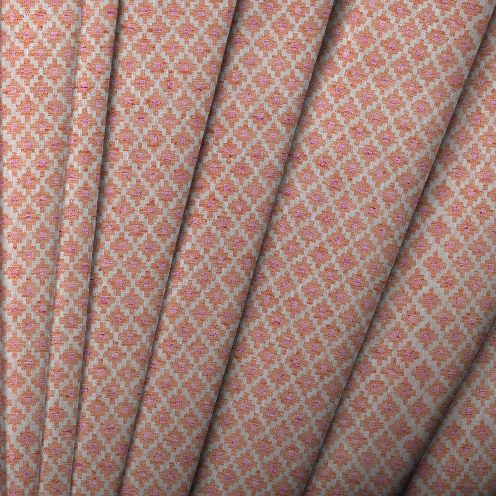 Elmore Woven Jacquard Made to Measure Roman Blinds Russet