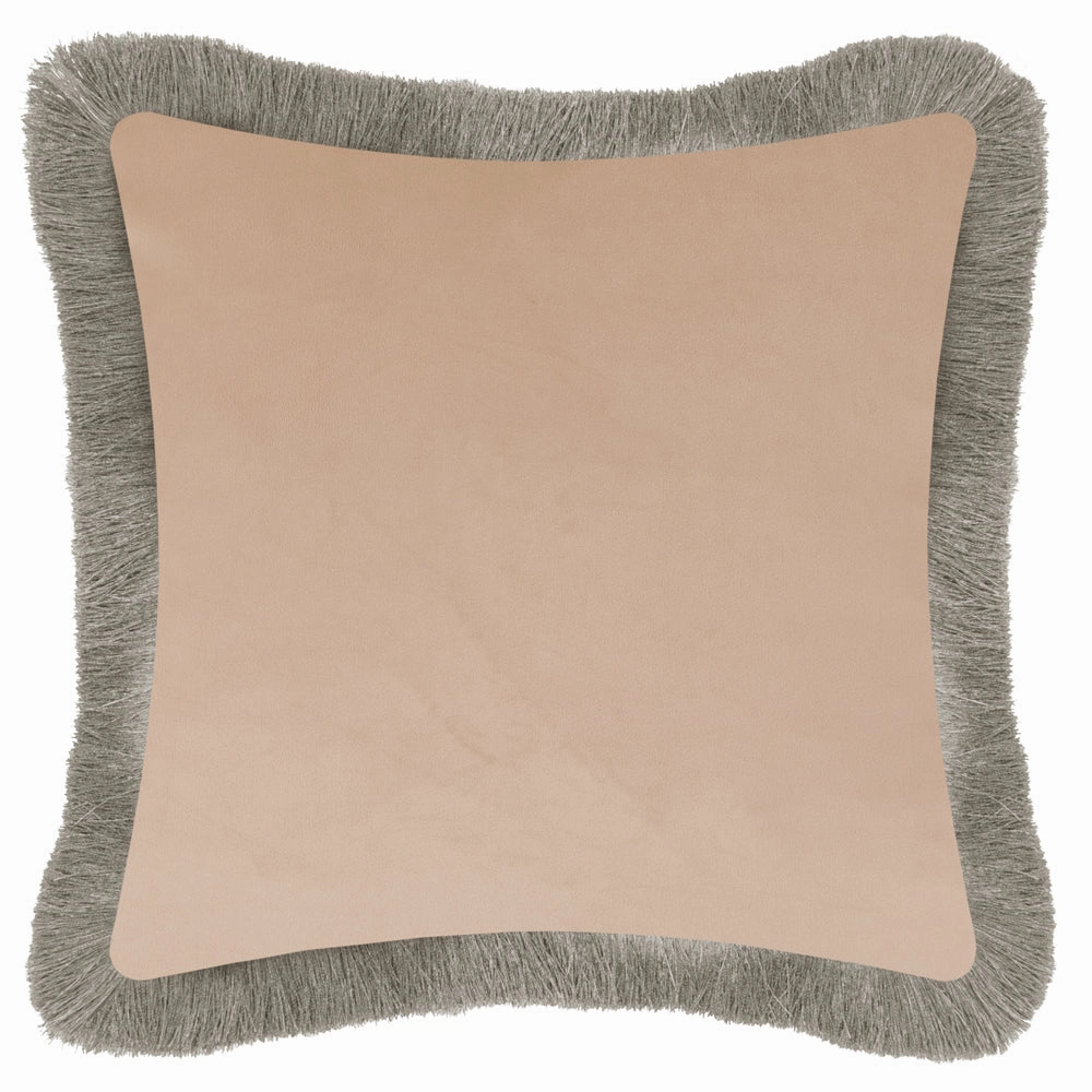 Elysian Canopy Printed Velvet Cushion Lotus