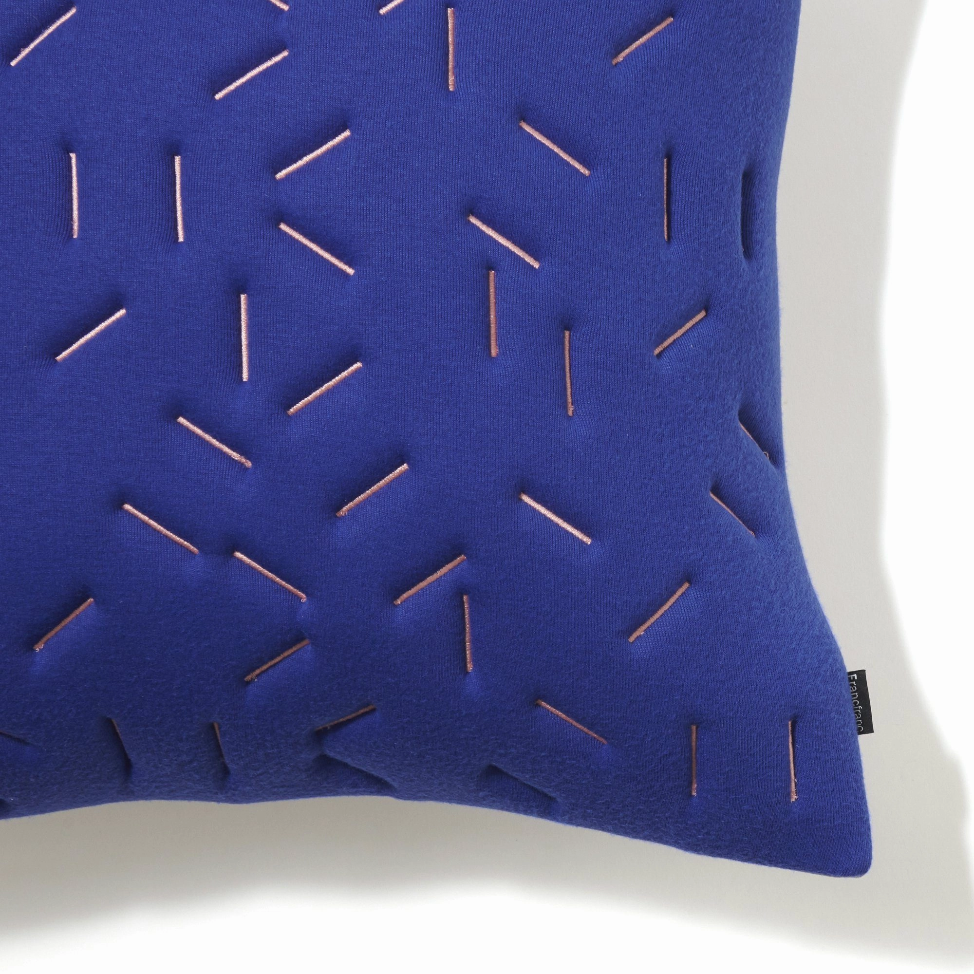EMB ART AV CUSHION COVER 45 BLUE