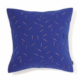 EMB ART AV CUSHION COVER 45 BLUEbedding sets ,throw blankets 
