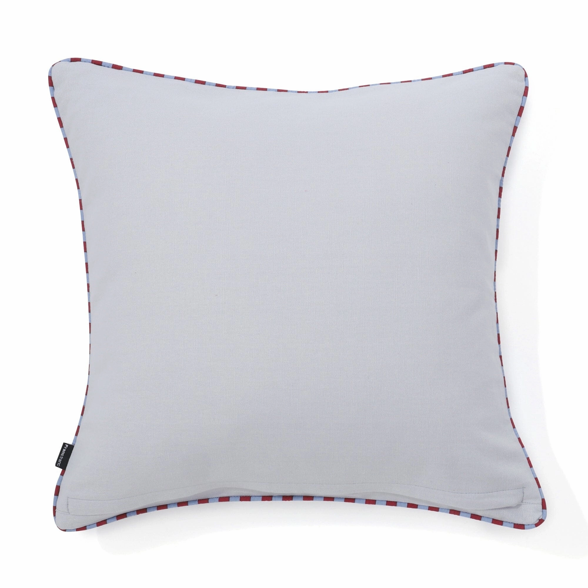 Emb Bird Cushion Cover 450 X 450 Light Blue
