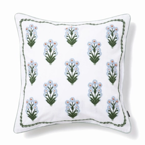 Emb Flower Cushion Cover 450 X 450 Multibedding sets ,throw blankets 
