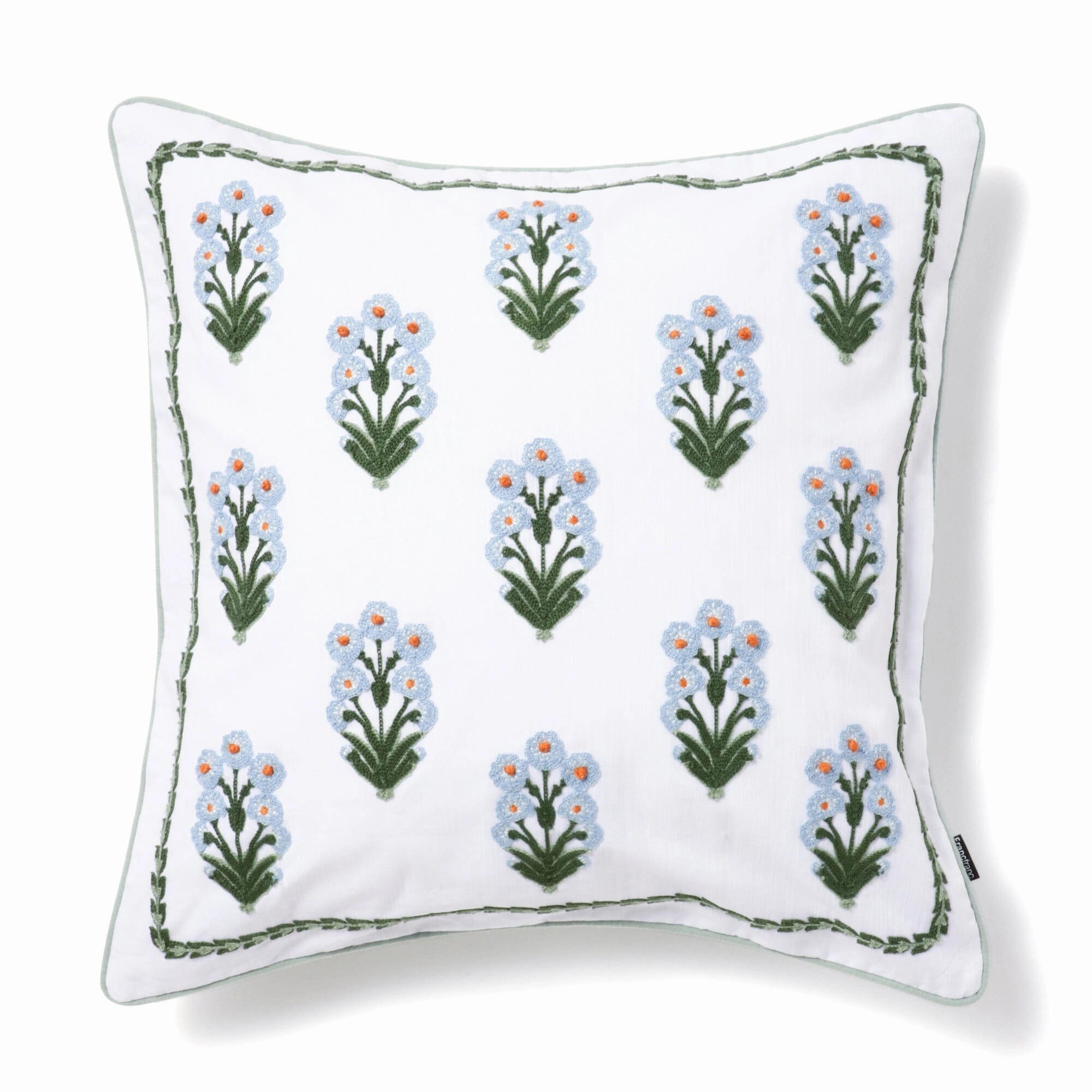 Emb Flower Cushion Cover 450 X 450 Multibedding sets ,throw blankets 