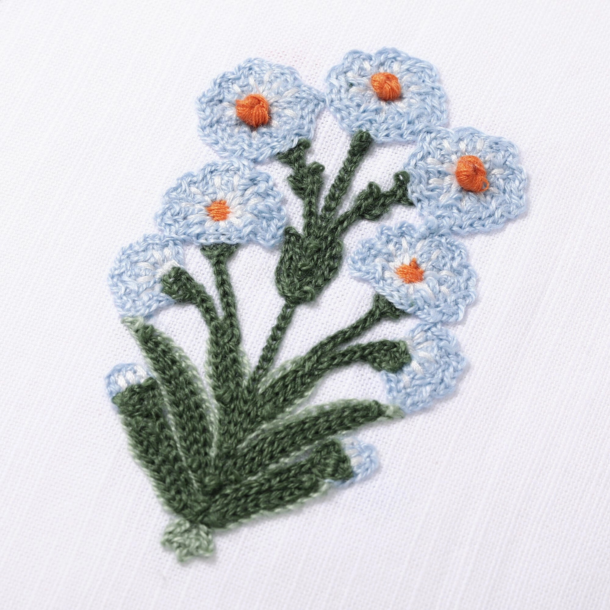 Emb Flower Cushion Cover 450 X 450 Multi