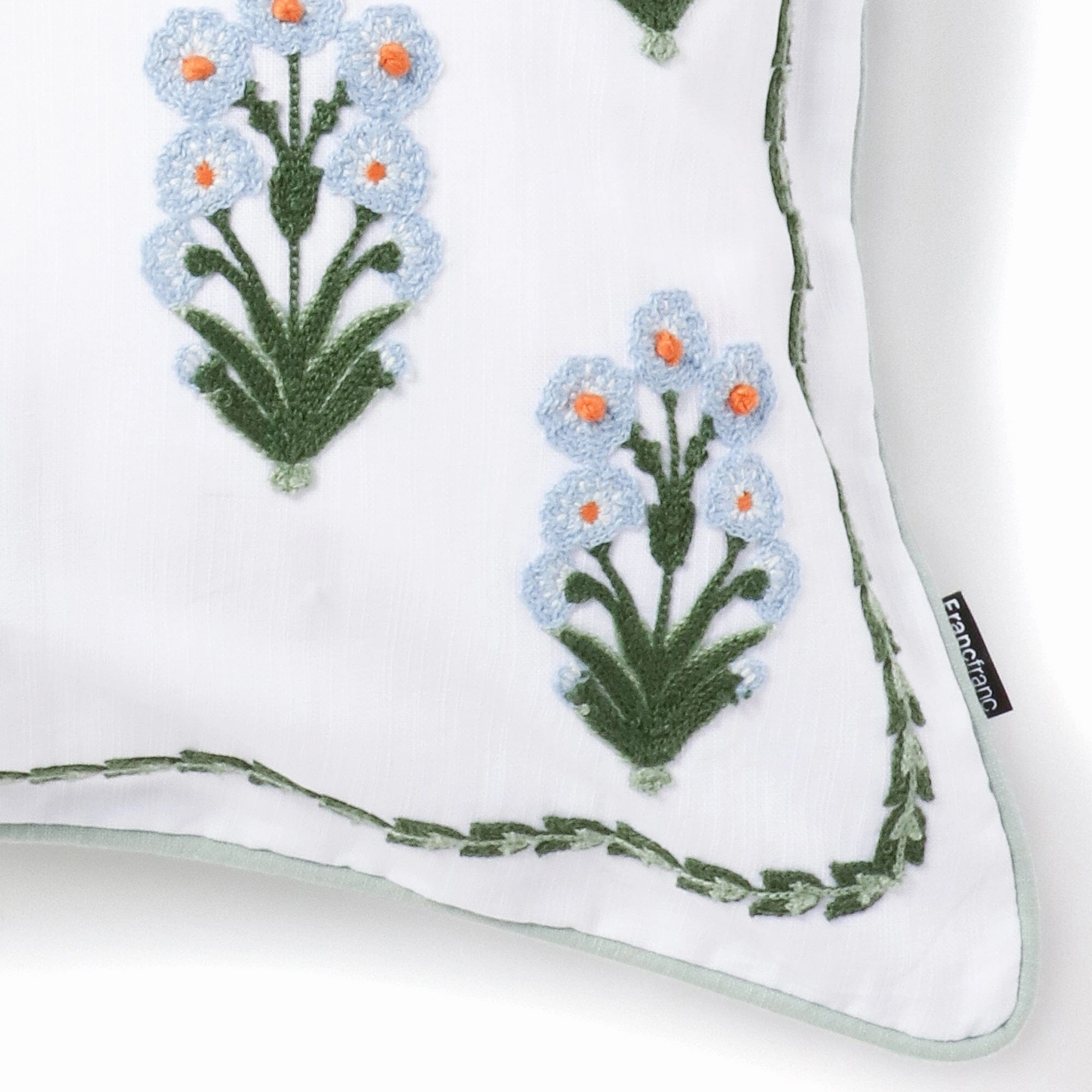 Emb Flower Cushion Cover 450 X 450 Multi