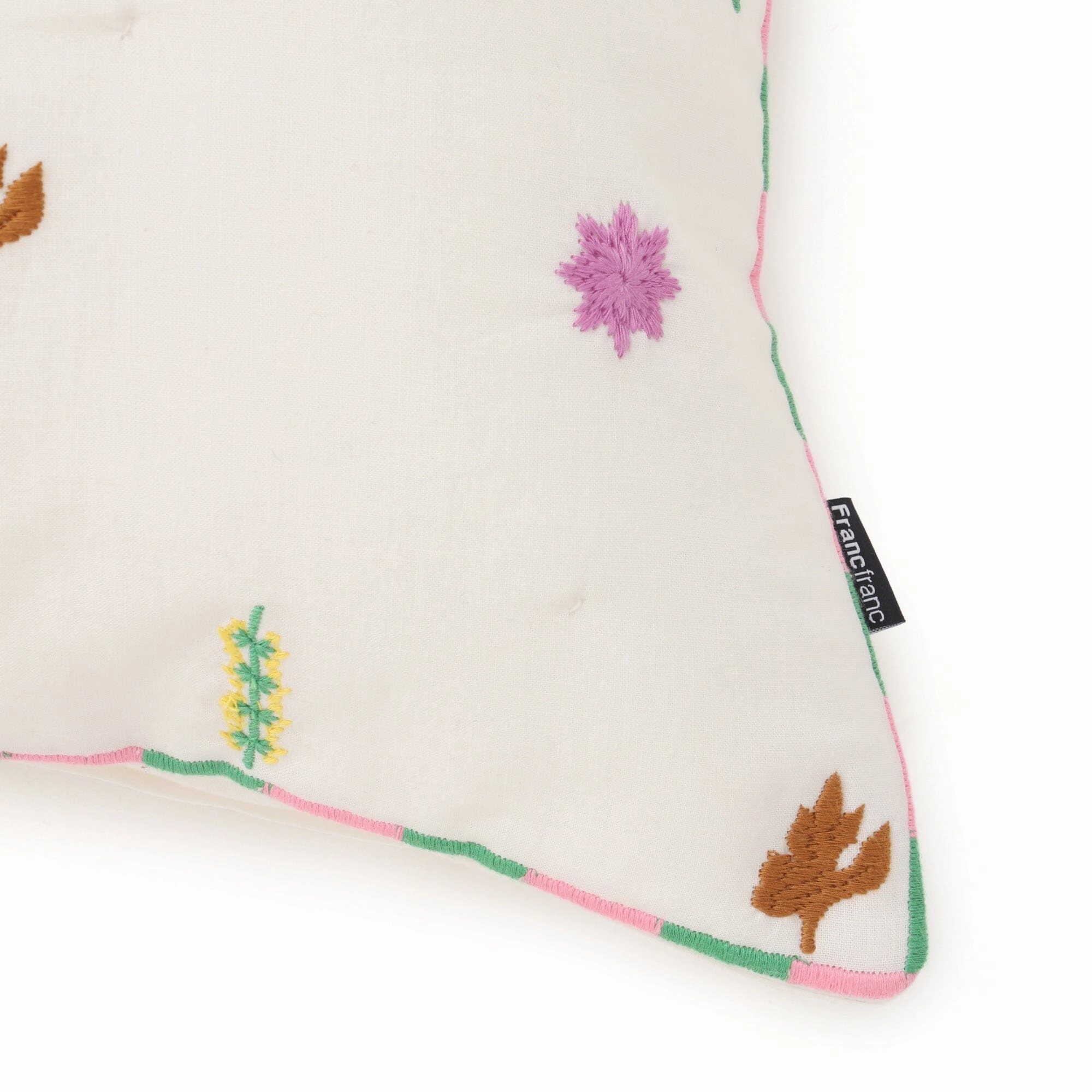 Emb Plant Cushion Cover 450 X 450 Multi