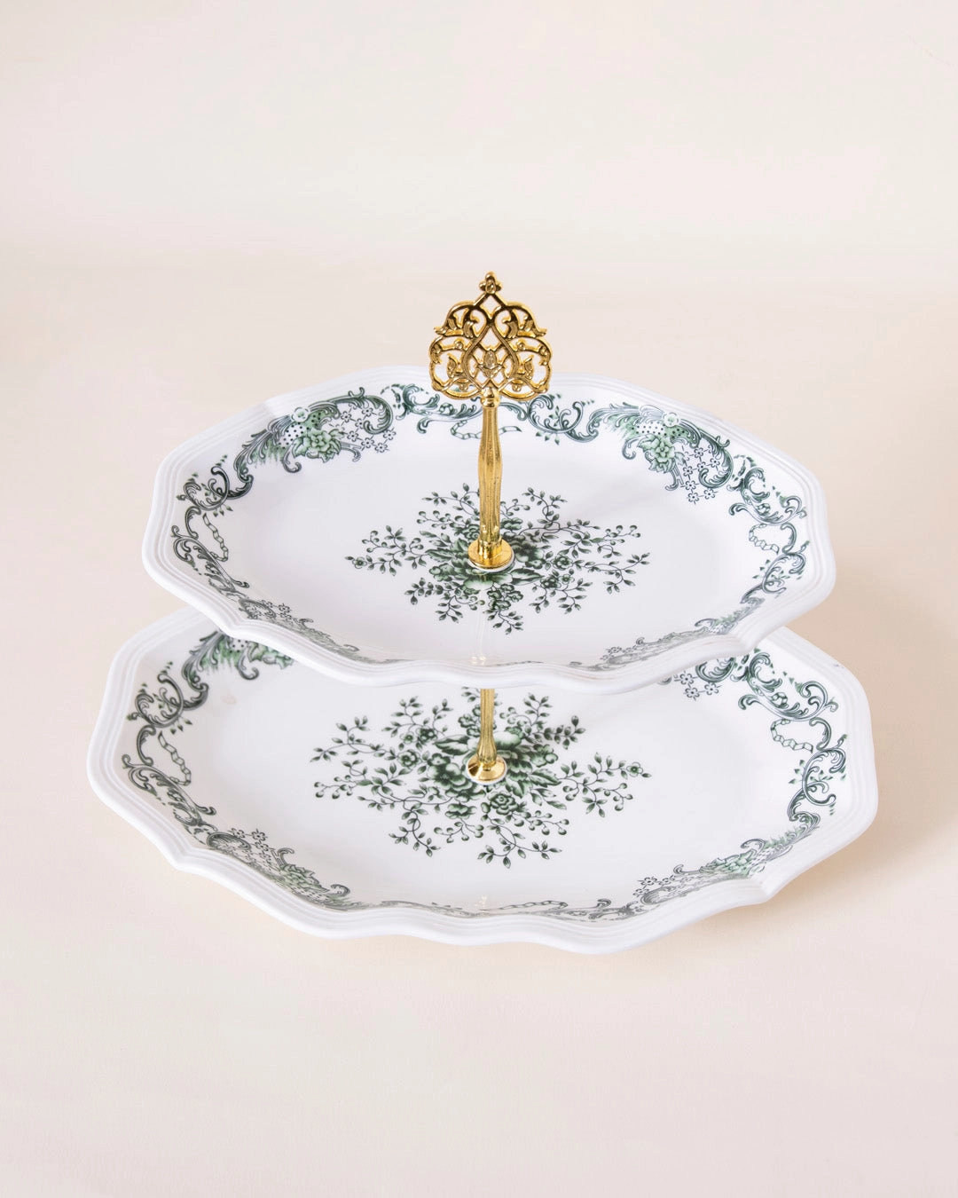 Emerald Bloom 3-Tier cake stand