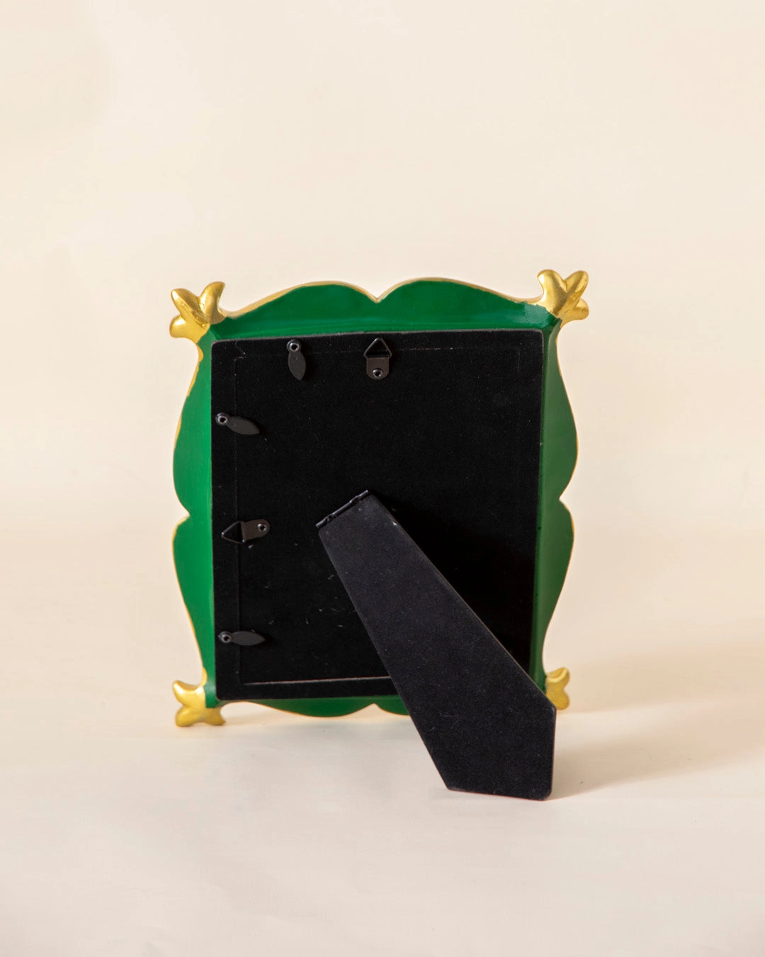 Emerald Green Gold Accent Photo Frame