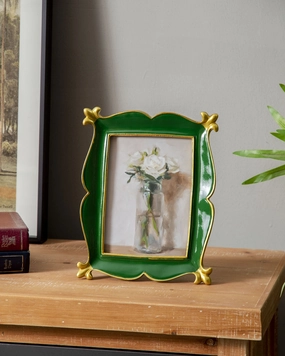 Emerald Green Gold Accent Photo Framehome decor ,wall decor 